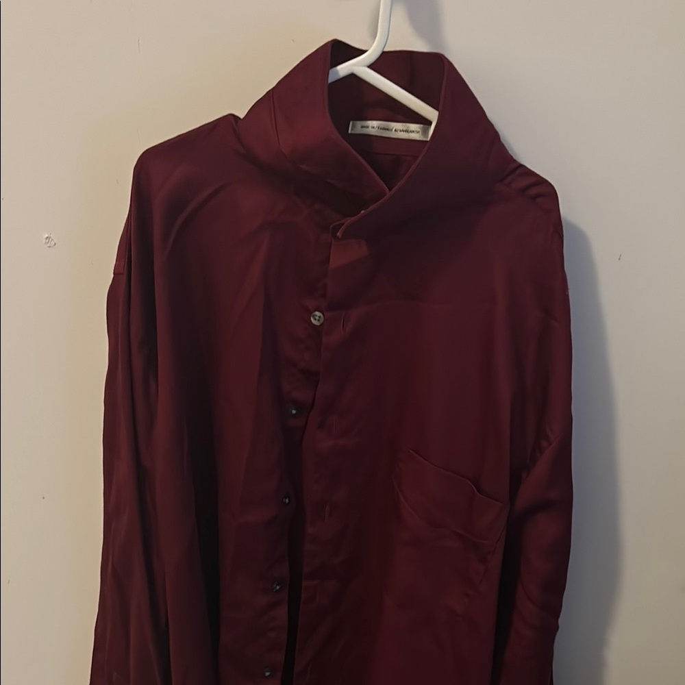 Geoffrey Beene Red Lightweight Shirt Jacket